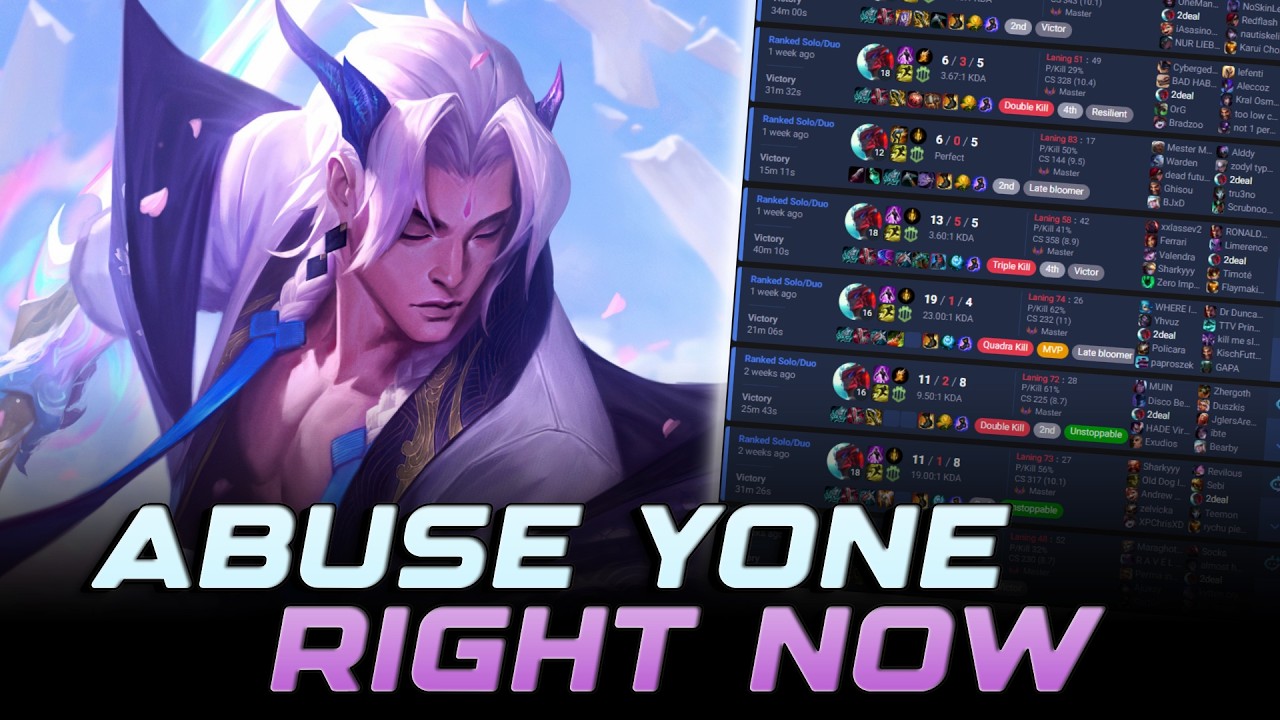 YONE FEELS UNFAIR RIGHT NOW!