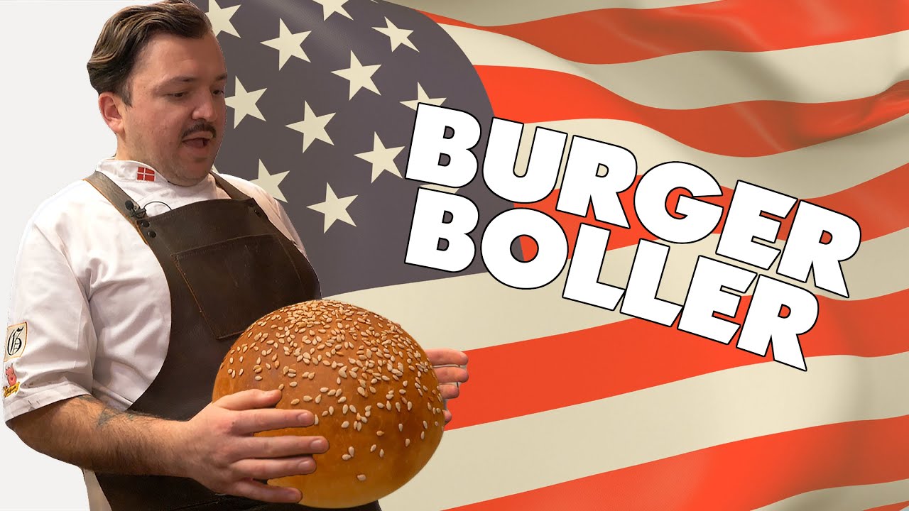 AMERIKANSKE BURGER BOLLER - i stil med MCD med Umut