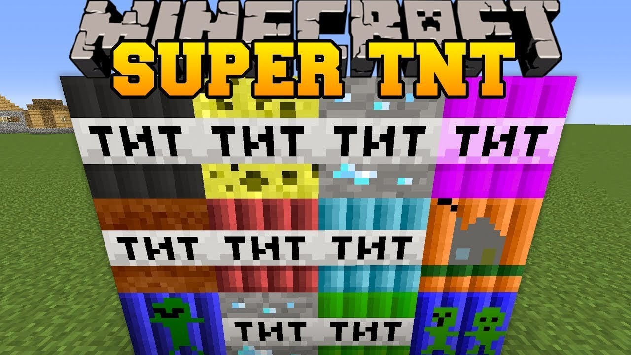 SUPER TNT MOD (NAJJAČI TNT IKADA + 50 NOVIH TNT EKSPLOZIVA) - Minecraft Testiranje Modova