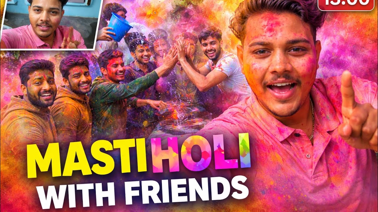 Holi 2026 Ka Sabse Bawal Celebration 😱🔥 | Dosto Ke Sath Unlimited Masti
