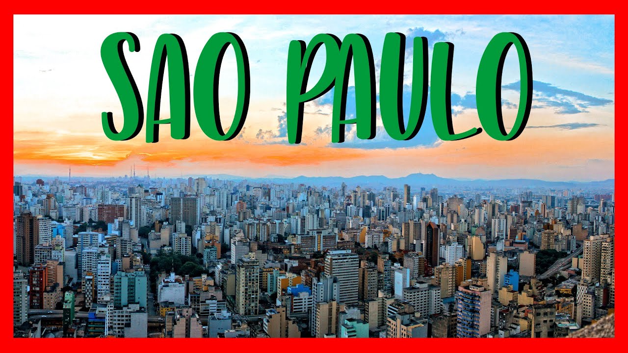 Aerial view of SAO PAULO 🇧🇷 Brazil