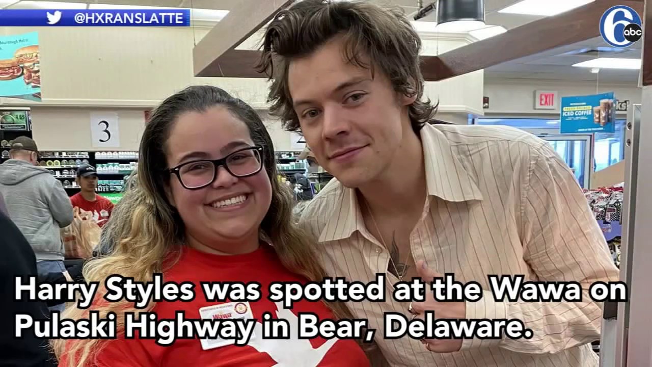 Harry Styles makes a stop at Wawa in Delaware