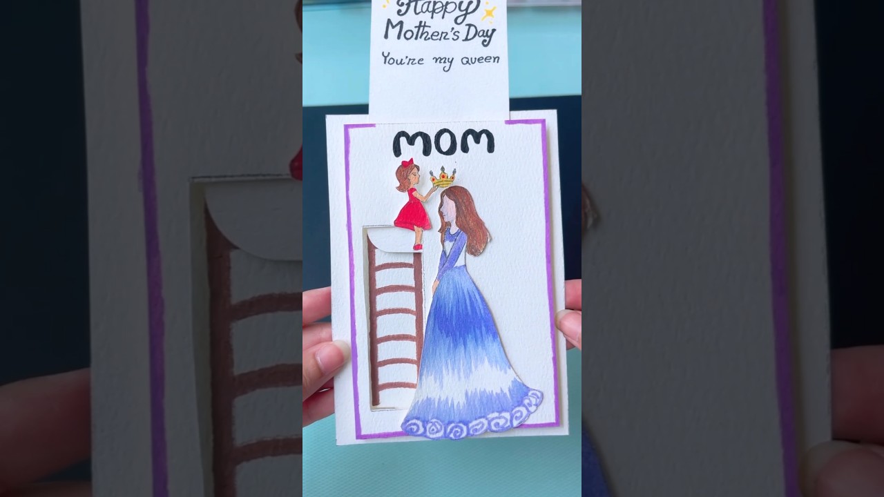 You're my queen 👸🏻 (Happy Mother's Day) #shorts #love #craft #tonniartandcraft #diy #art
