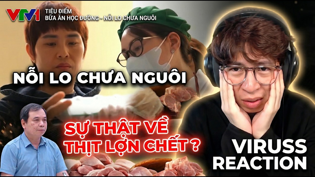 Bữa ăn học đường - Phỏng vấn h&agrave;i hước của VTV1 - Nỗi lo chưa ngu&ocirc;i | VTV Times | ViruSs Reaction