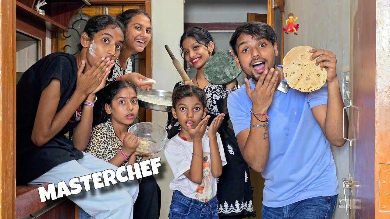 Cooking Challenge 💃🏽 Kon banega kitchen ka masterChef Round 1 | Roti Banani Hai Aaz