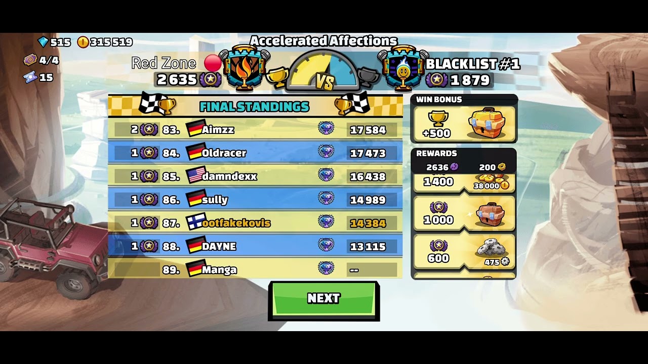 Team match ended