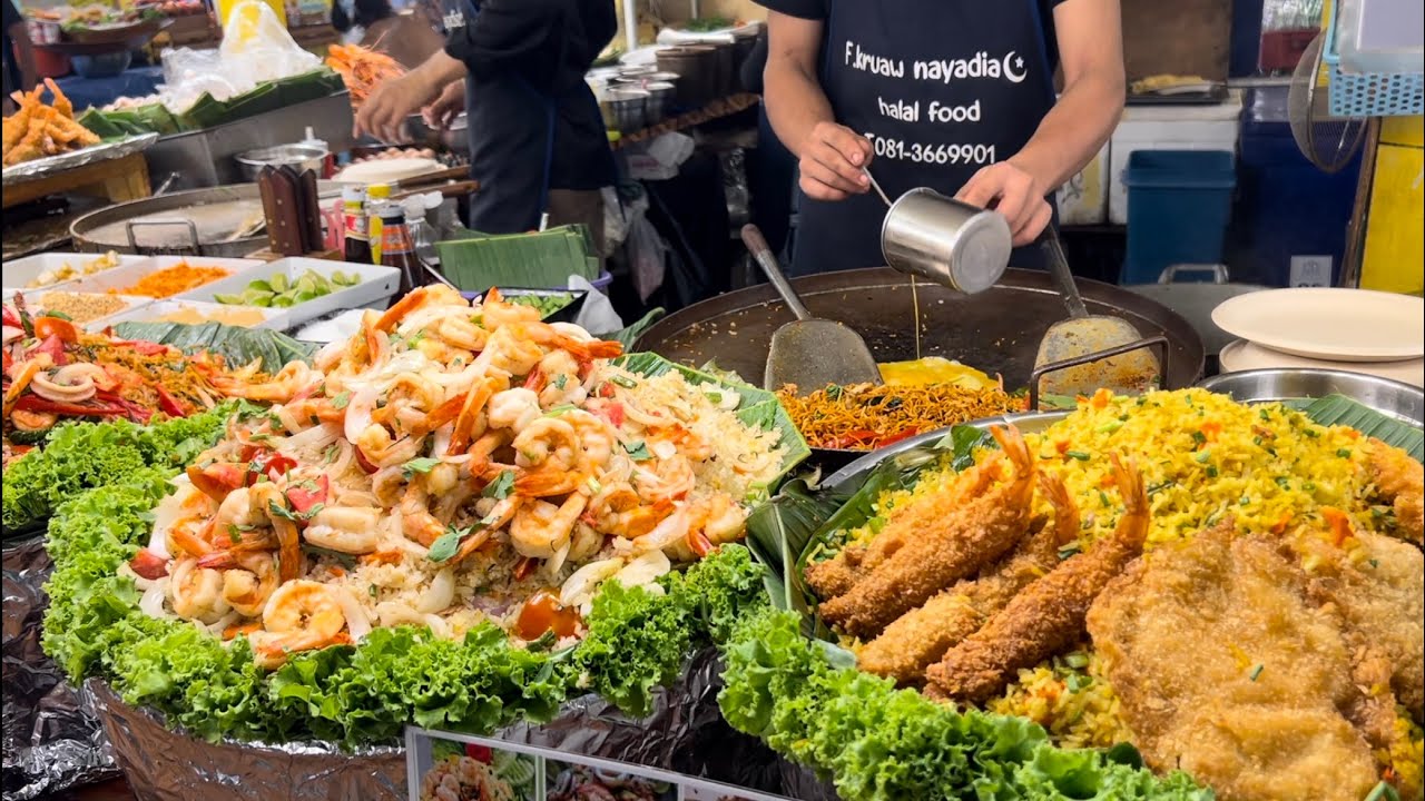 Street Food Outside Central World Mall In BANGKOK