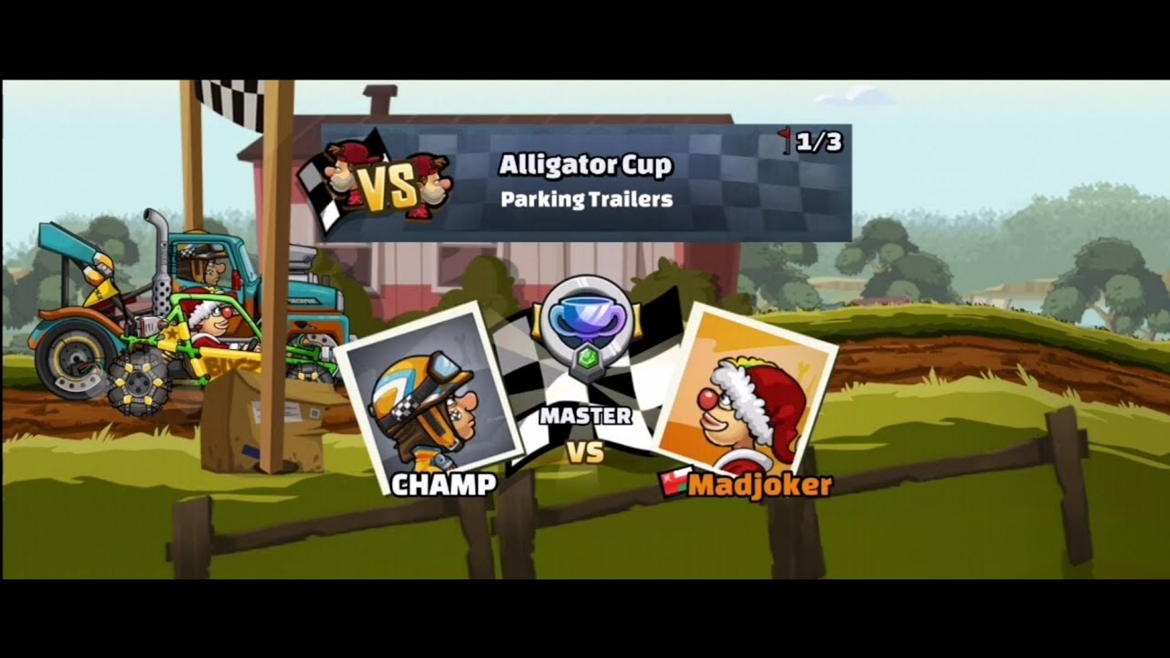 Hill Climb Racing 2 : CHAMP VS MADJOKER/Alligater cup #madjoker