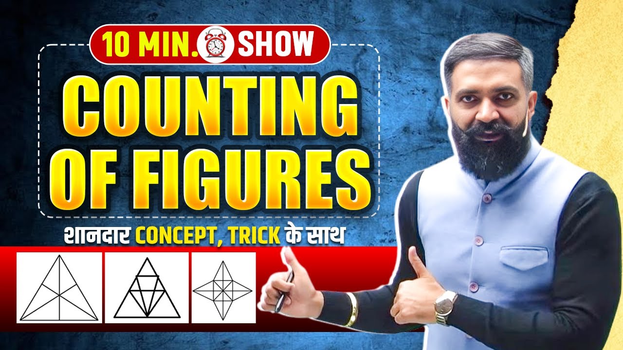 Counting of Figures Short Trick🔥| Concept Based Reasoning | 10 Min. Show | All Govt Exams | Arun Sir