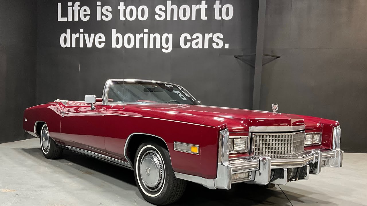 1975 Cadillac Eldorado Convertible $22,995