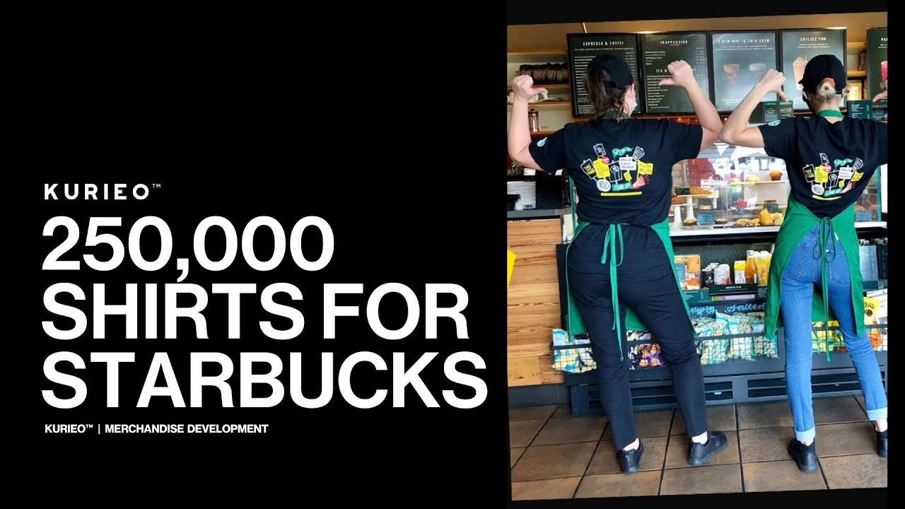 Making 250,000 Shirts For Starbucks (CRAZY PROJECT)