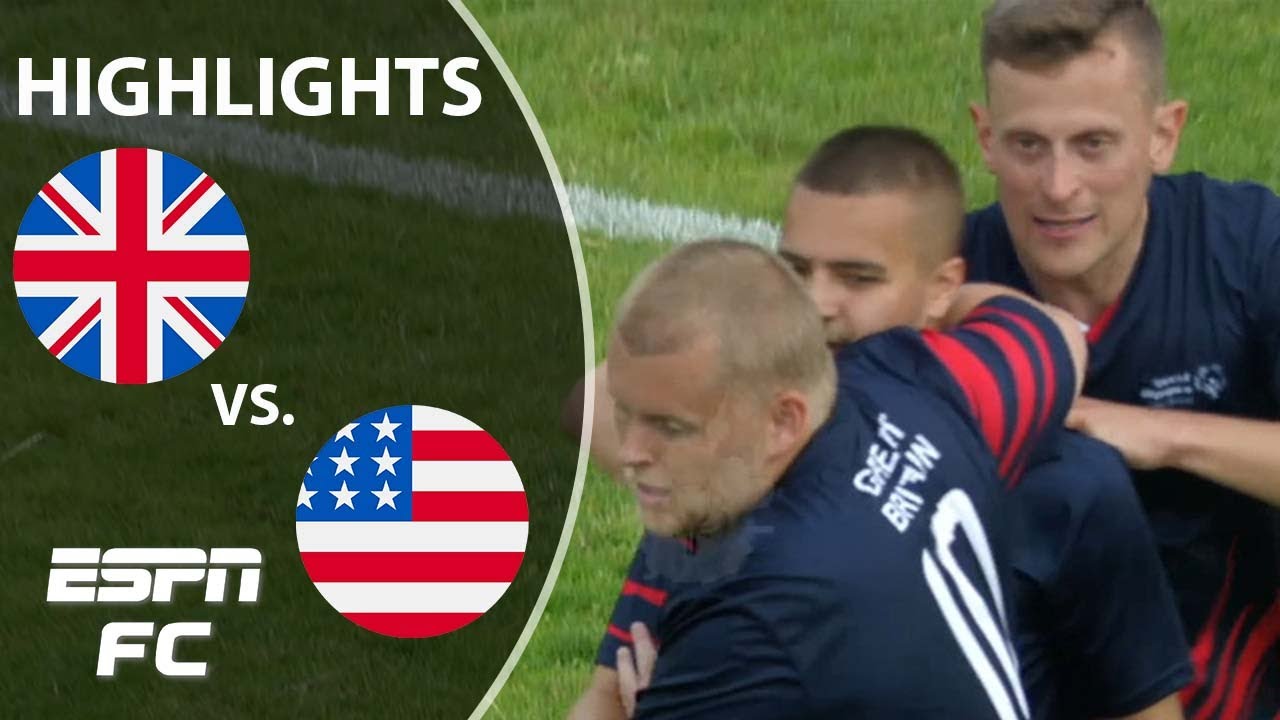Team GB defeat USA 7-1 in the Unified Football men’s quarterfinals | Special Olympics World Games