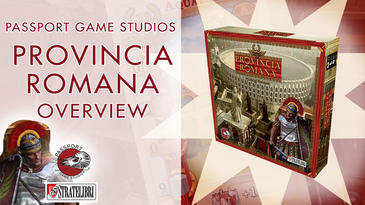Provincia Romana components and quick game overview