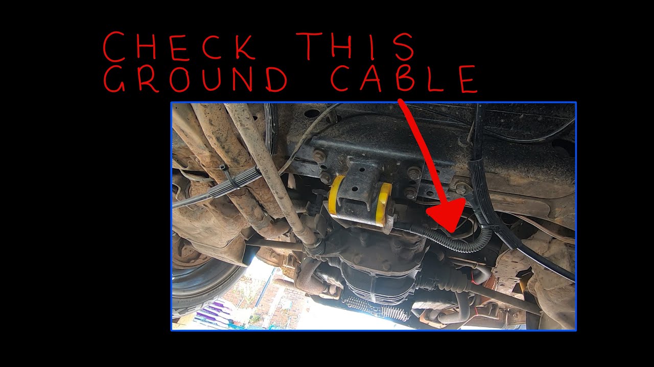 VW T3/T25 slow to start? Check your body to gearbox earth cable.