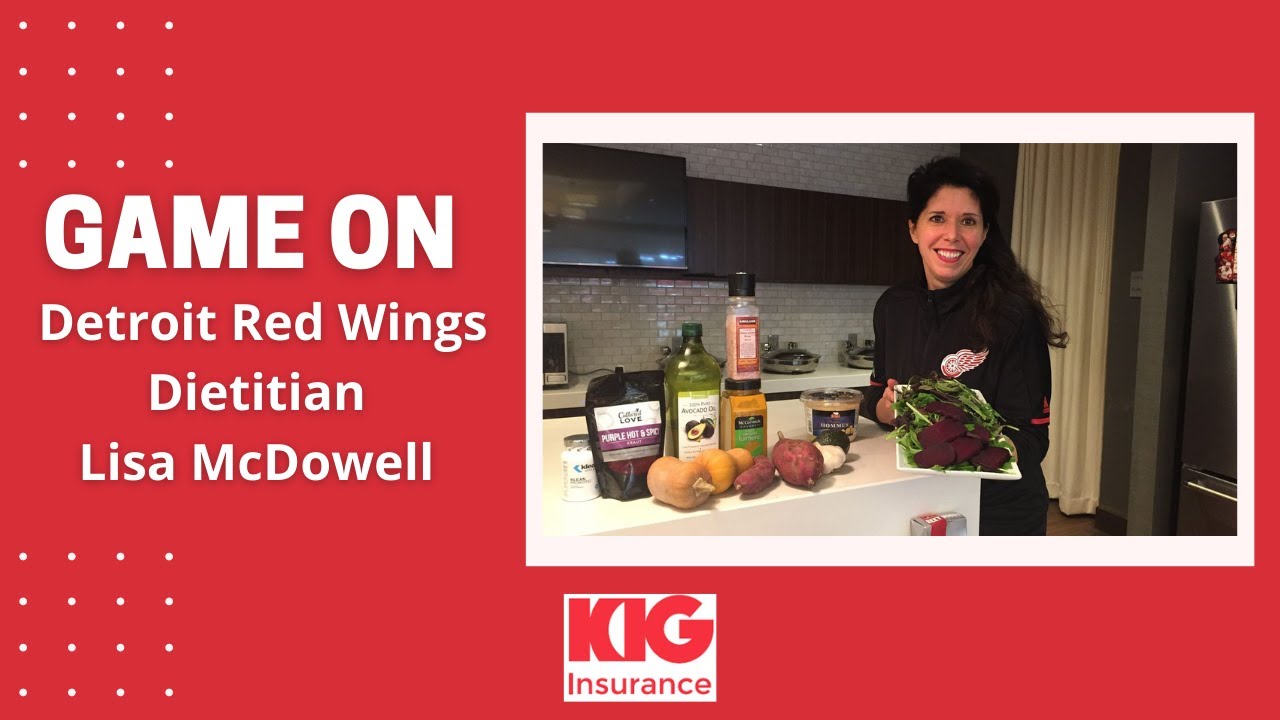 Game On with Lisa McDowell Detroit Red Wings Dietitian