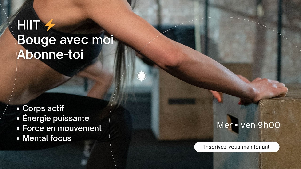 HIIT #20 – Maximum Burn 🔥 | 30 min – Intensité Totale (Cardio & Sauts)