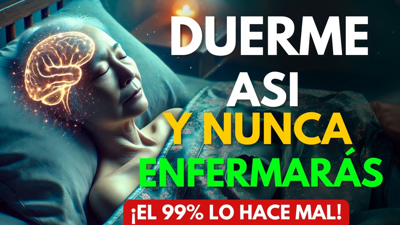 El 99% de las personas NO saben dormir bien 😴 Si duermes ASÍ, tu cuerpo se REPARARÁ solo! 🔥