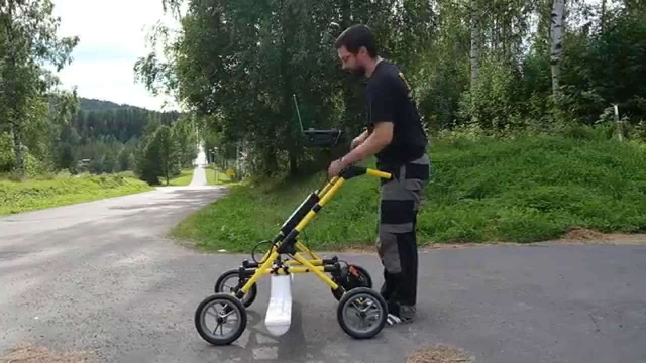 Geology survey using a Geo-80 GPR system
