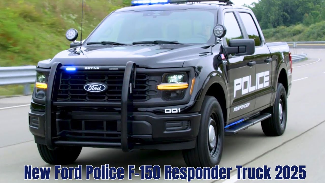 New Ford Police F-150 Responder Truck 2025 Revealed