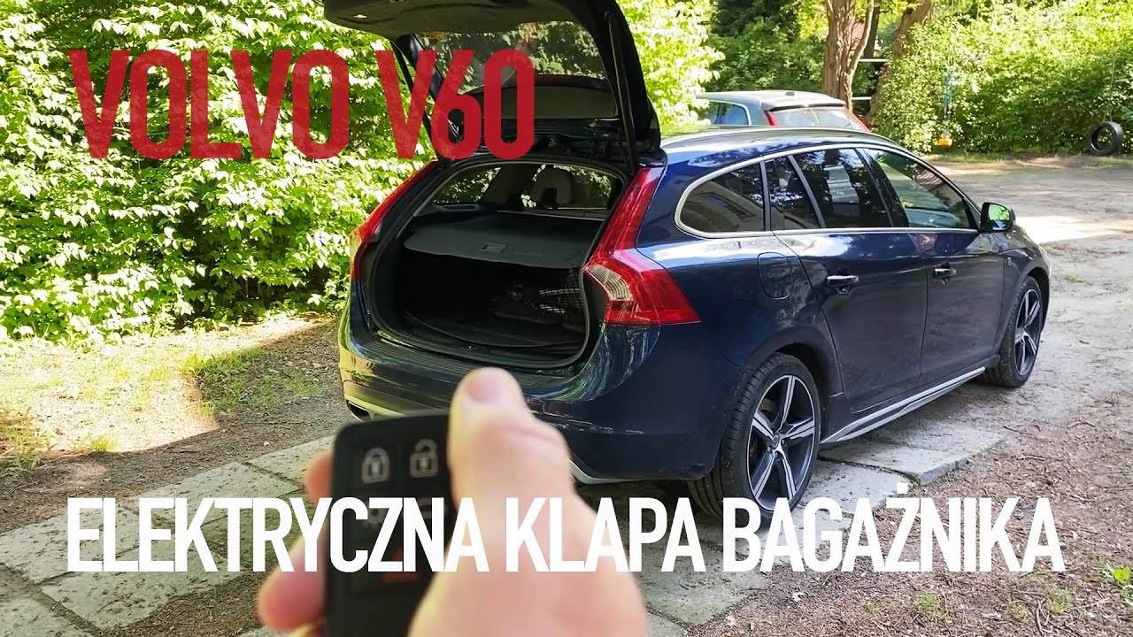 Montaż elektrycznej klapy bagażnika do Volvo V60