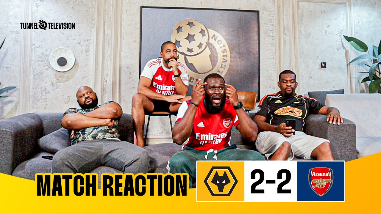 Wolves 2-2 Arsenal | Full Fan Reactions | Saka Hincapie Bueno Calafiori