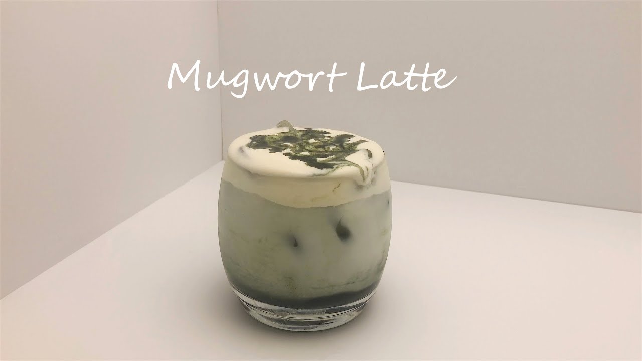 쑥 크림 라떼 만들기 SWEETHOME 홈카페 Mugwort Latte