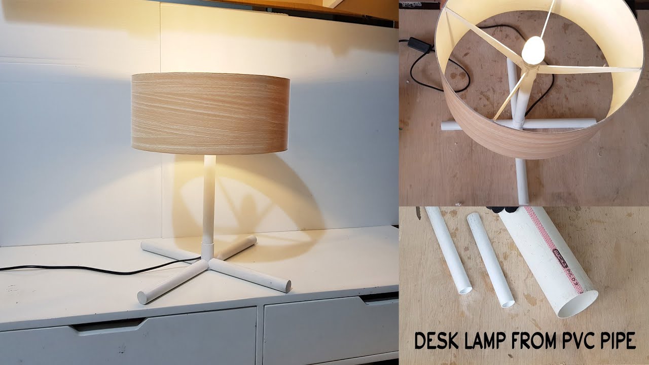 Make a Night Lamp from PVC - Cara Lampu Membuat Lampu Tidur dari PVC