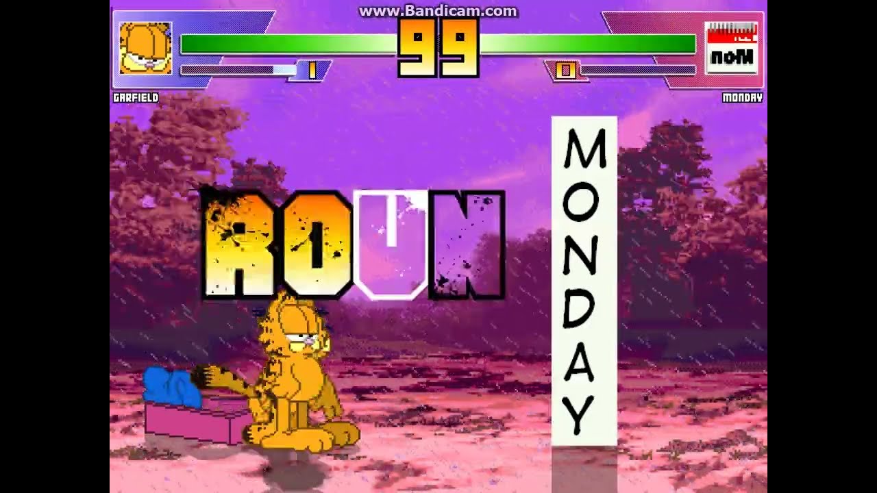 MUGEN battle #4837: Garfield vs Monday