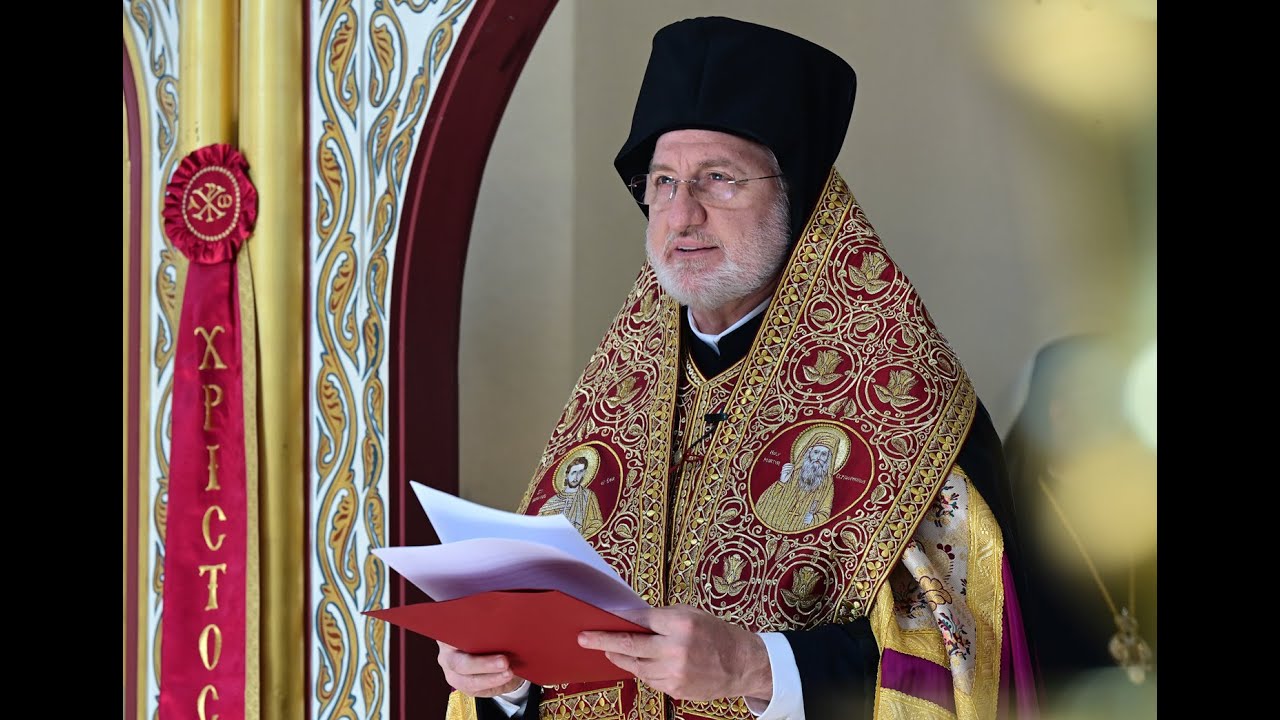 Chorostasia at Holy Trinity Greek Orthodox Church by H.E. Archbishop Elpidophoros in Hicksville, NY