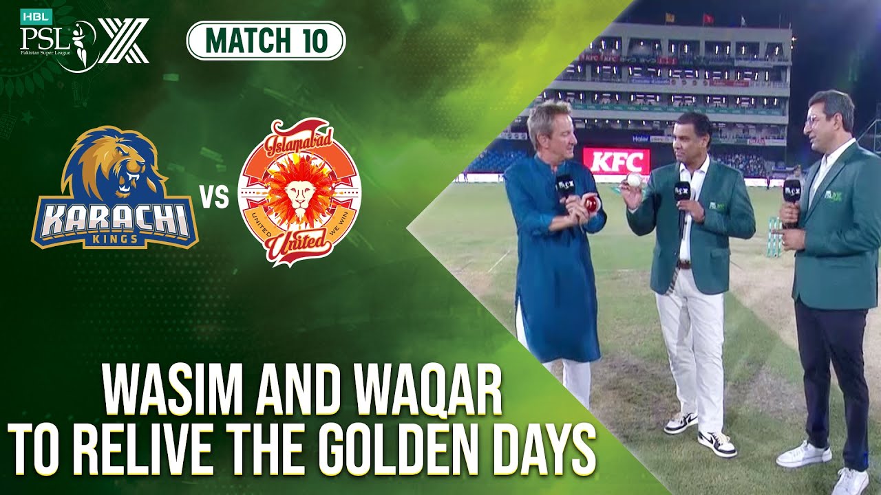 Mark Nicholas catches up with Wasim Akram and Waqar Younis to relive the golden days 🎓 | M2M1A