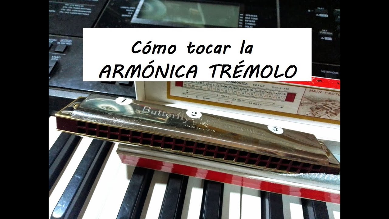 Cómo tocar la ARMÓNICA TRÉMOLO. Tutorial
