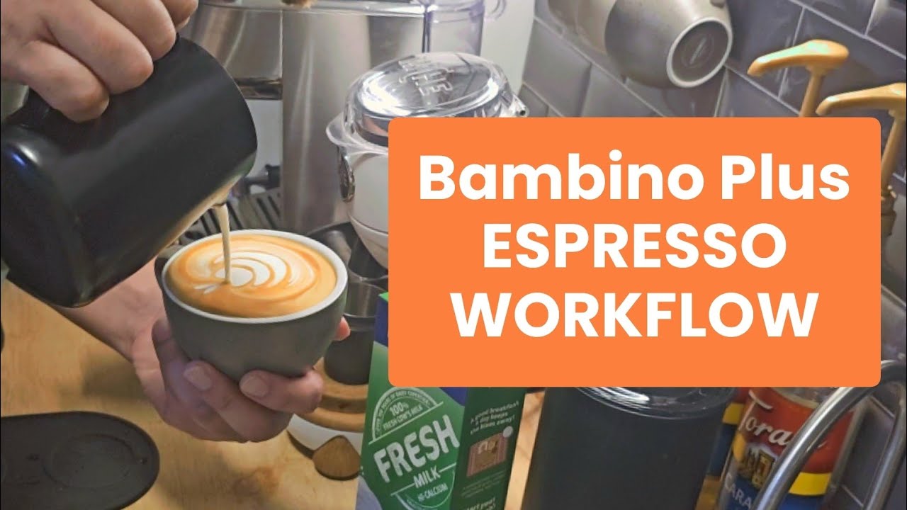 UNCUT: Home Barista Espresso Workflow | Bambino Plus + Niche Zero | Tulip Latte Art