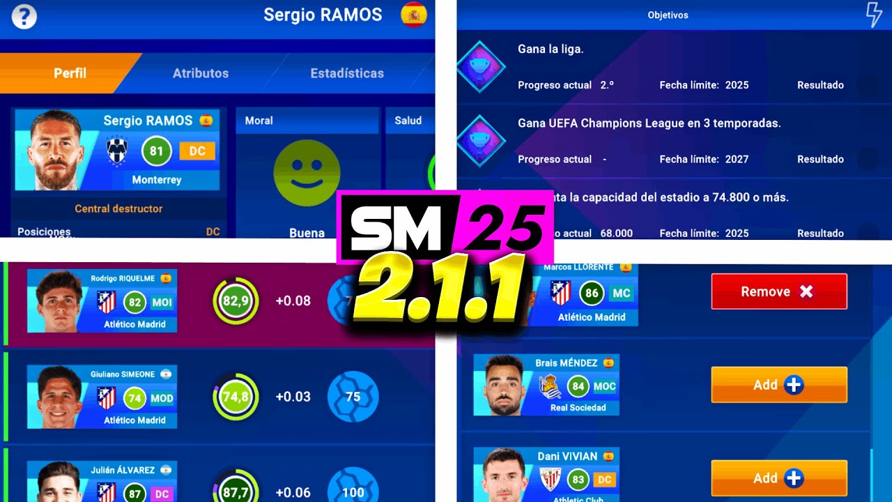 UPDATE 2.1.2 ARRIVES WITH FULL STRENGTH! SOCCER MANAGER 2025