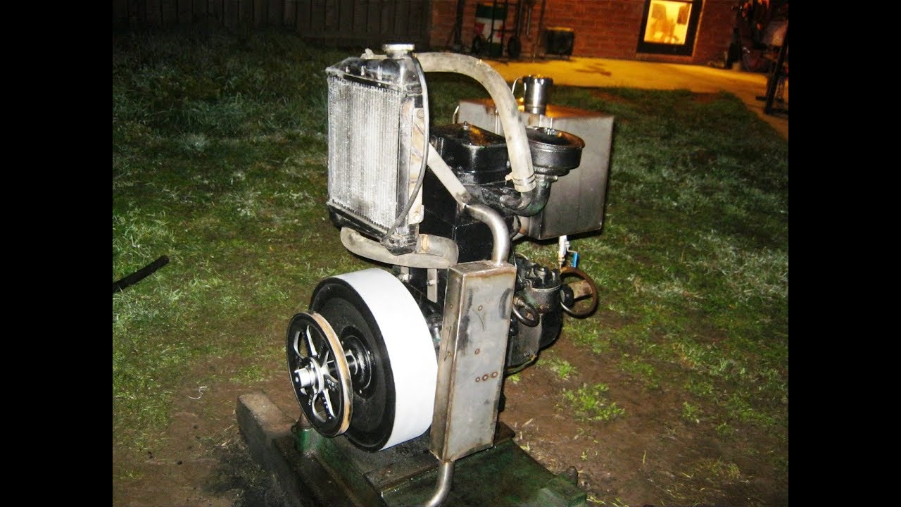 Petter AV1 Diesel engine - first start after decades in storage 2 of 3