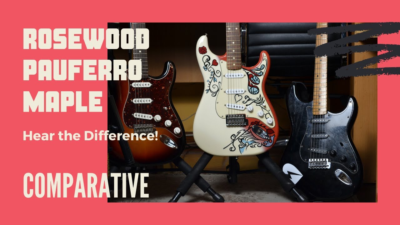 Rosewood vs Maple vs Pau Ferro - The Definitive Tone Comparison! 🎸(Can You Tell The Difference?) 🎸