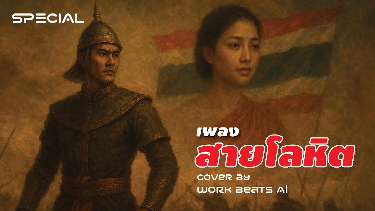 เพลงสายโลหิต | Cover by Work beats AI | การเสียสละสูงสุดของนักรบไทย #สายโลหิต#เพลงปลุกใจ#เพลงรักชาติ