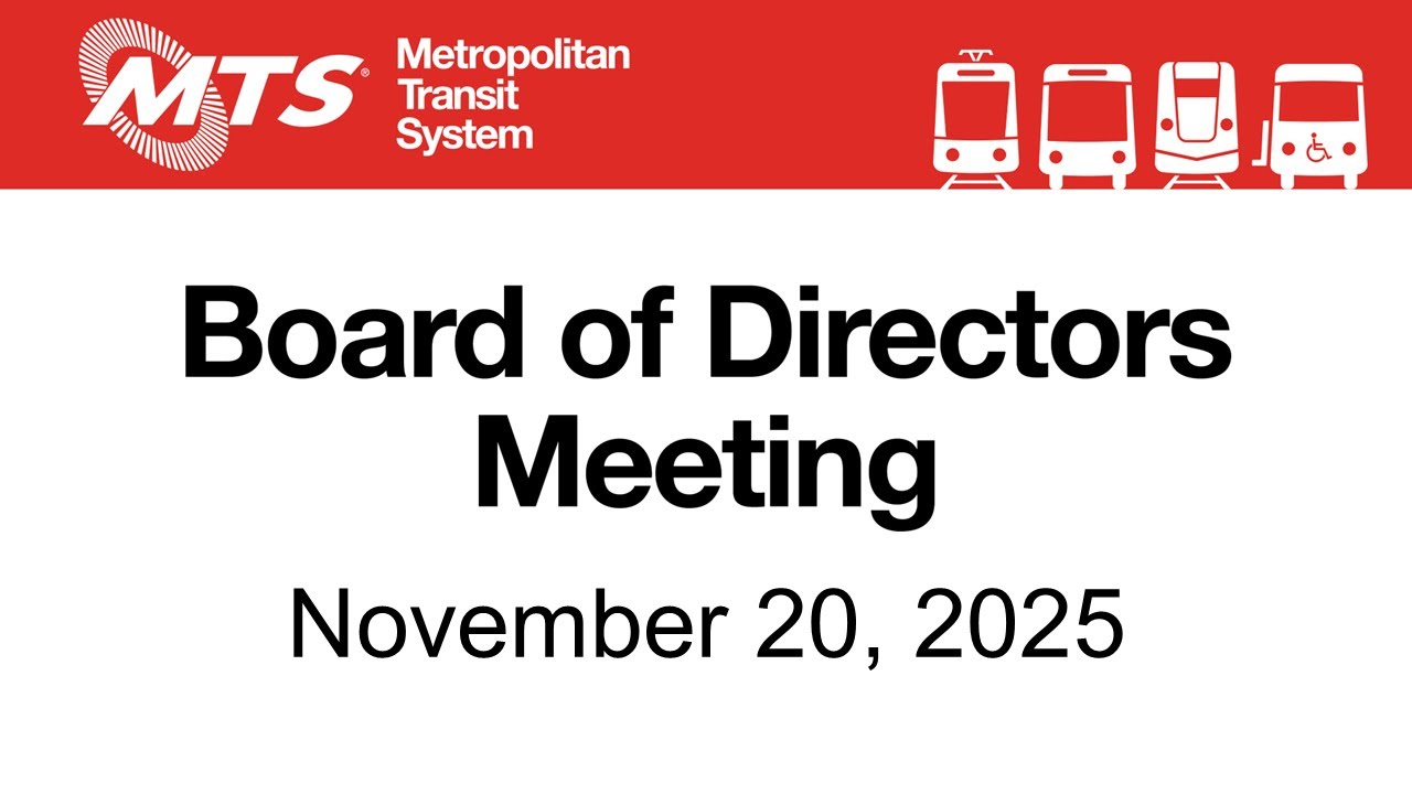 November 20, 2025 MTS Board of Directors