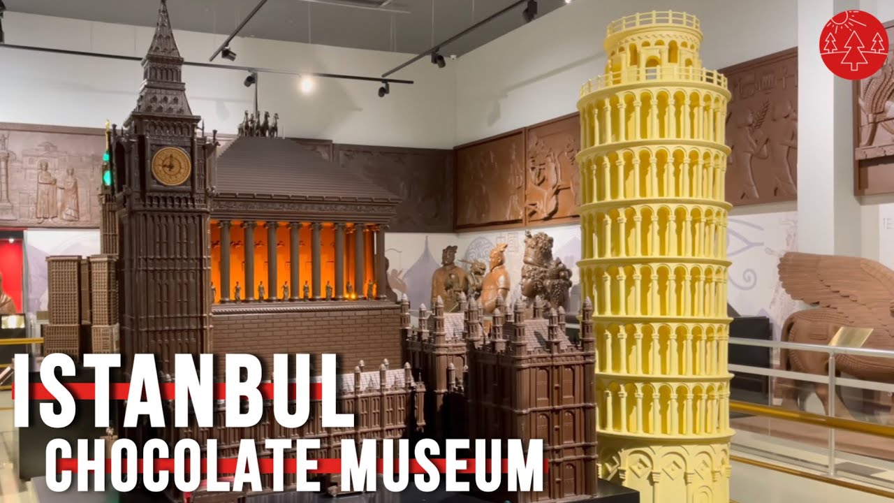 Istanbul Turkey Pelit Chocolate Museum Walking Tour |4K HDR