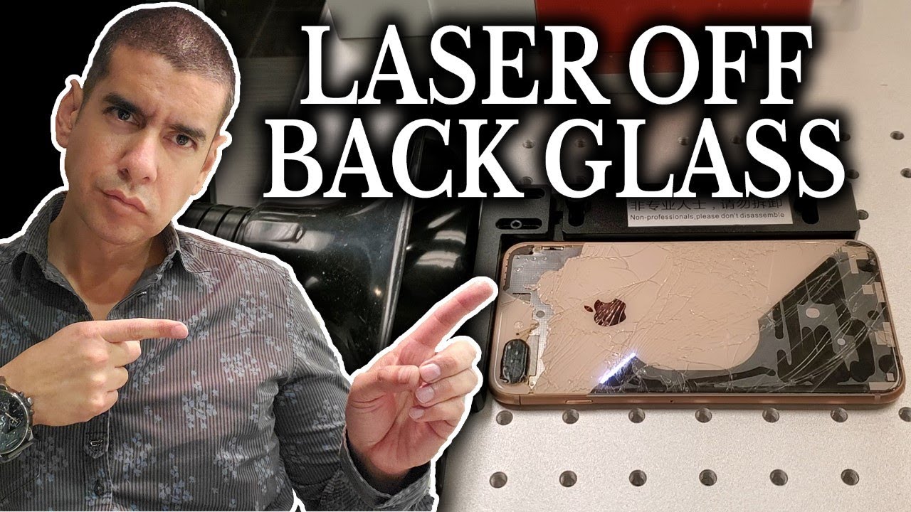 iPhone Back Glass Laser Replacement | Easiest Way How To Repair With Machine
