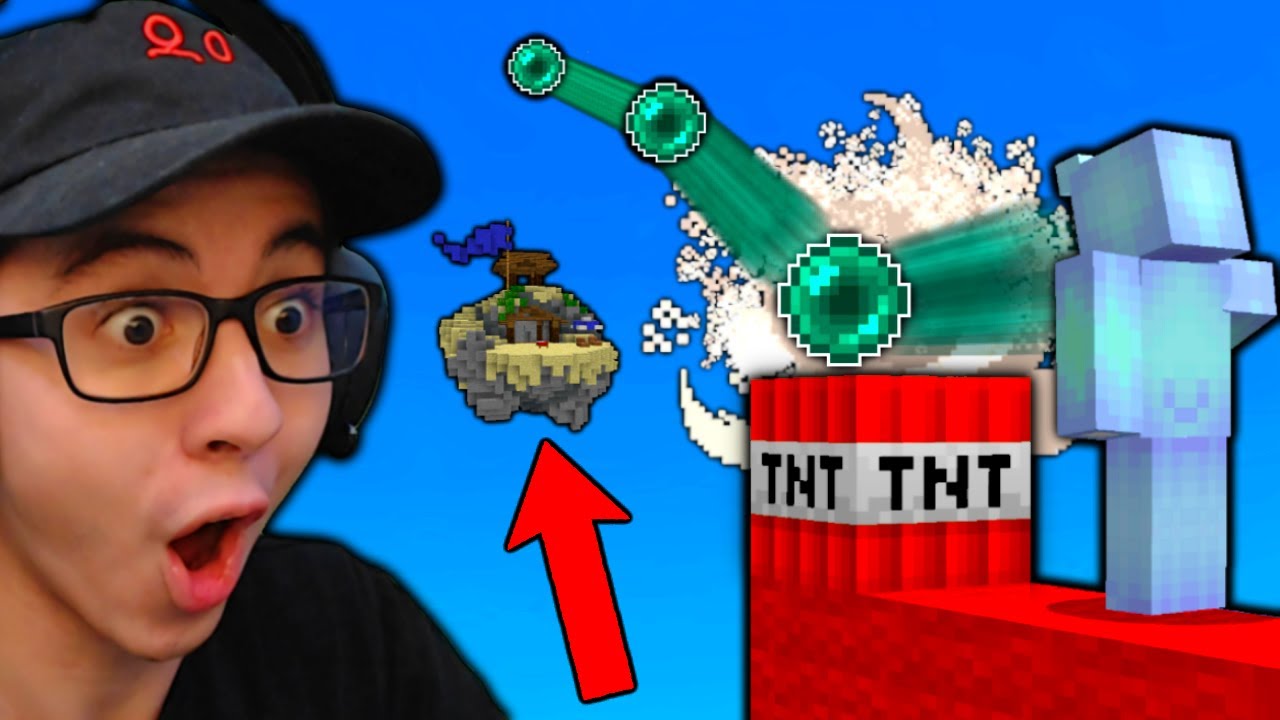 САМАЯ ДЛИННАЯ Эндер Жемчуг TNT-пушка в Minecraft Bedwars...