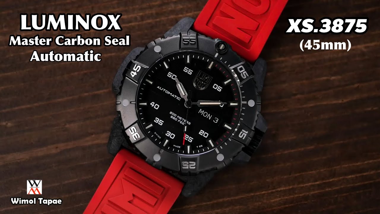รีวิว Luminox Master Carbon SEAL Automatic XS.3875 - Wimol Tapae