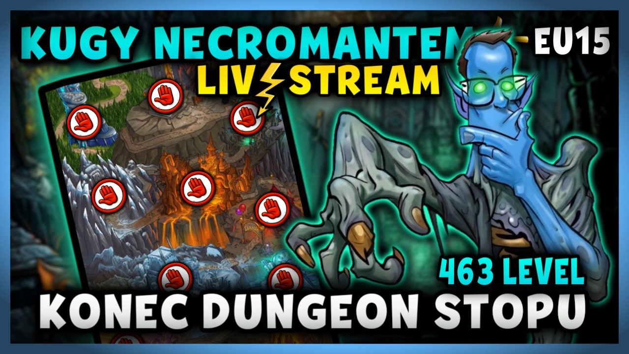 Shakes & Fidget [EU15 LIVESTREAM] - Konec DUNGEON-STOPU za Nekromanta Během LEGEND&Aacute;RKA! (KP/CZ/FHD)