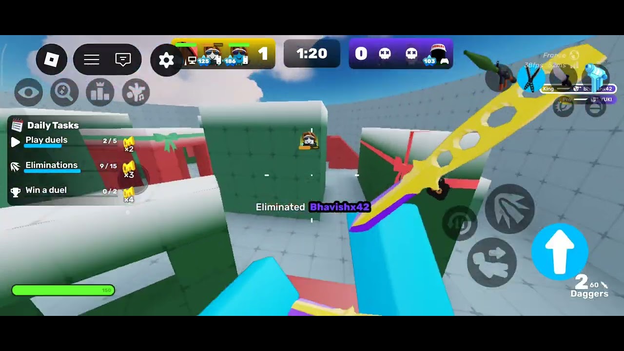 MECI EPIC 3 VS 3 ÎN ROBLOX RIVALS! 🏆 KING & FAMILY