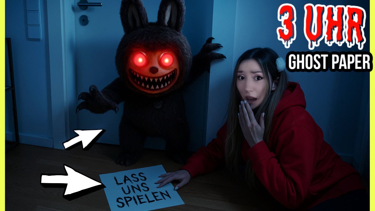 mache NIEMALS RITUAL GHOST PAPER mit XXL König checkmate LABUBU 3 Uhr nachts nach (VERFLUCHTE DINGE)