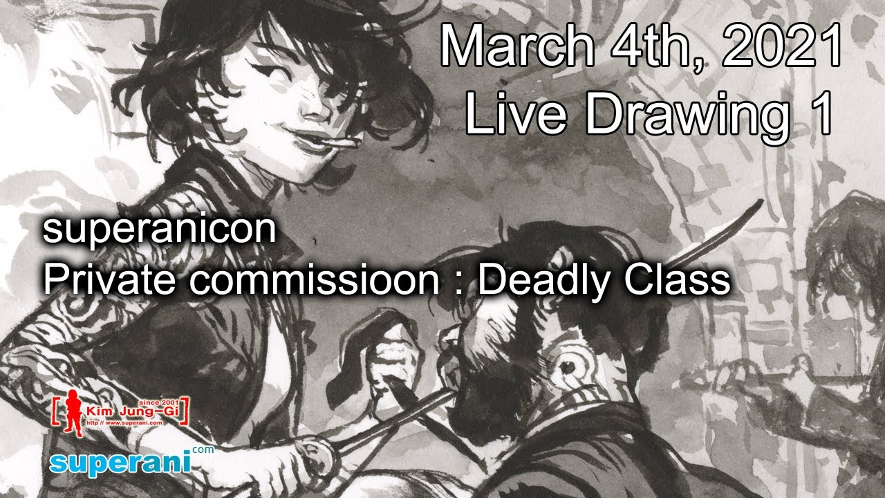 2021.03.04 Live Drawing. Superanicon Commission #13