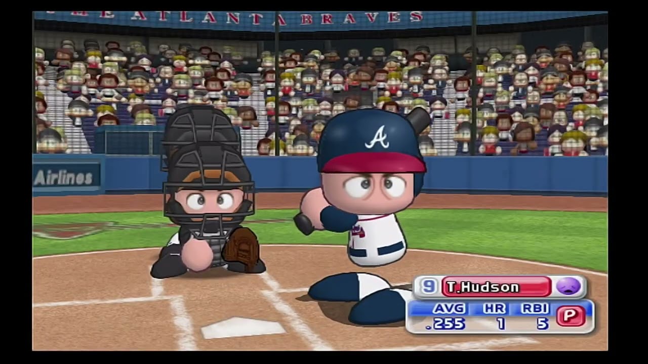 MLB Power Pros 2008 (Wii) (Florida Marlins Season) Game #134: FLA @ ATL