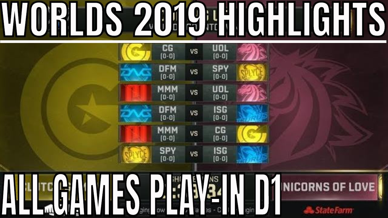 Worlds 2019 Play In Day 1 Highlights ALL GAMES Group A & B