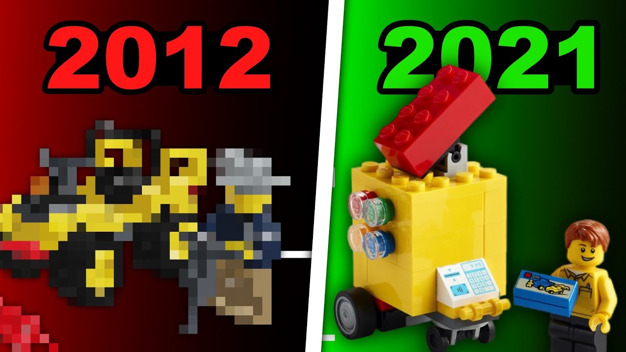 POLYBAG LEGO CITY 2012r VS 2021r