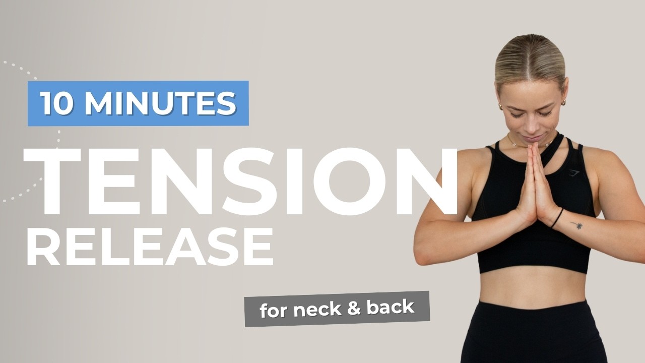 10 Minute Stretch for Neck Pain & Upper Back Relief | Slow movement