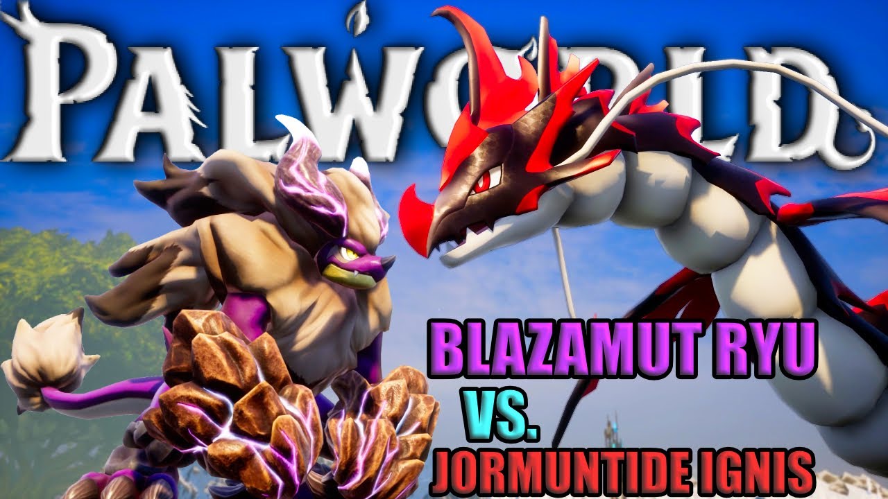 Palworld: Who's Better: Blazamut Ryu or Jormuntide Ignis?